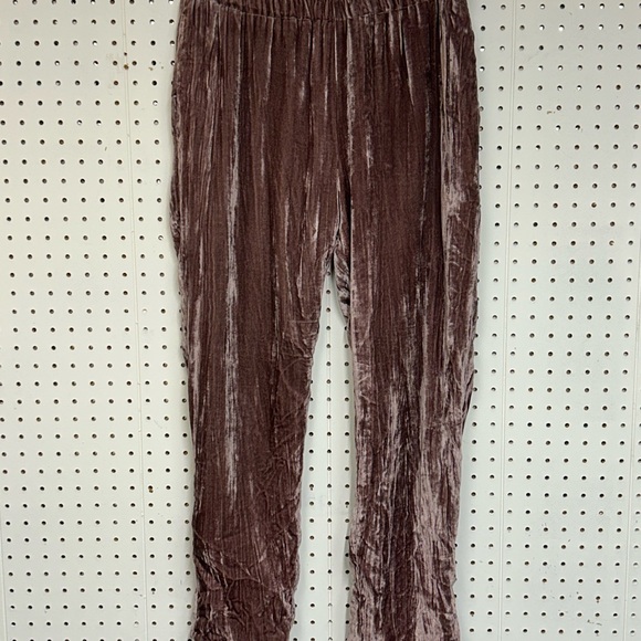 NWOT Anthropologie Josephine  Velvet Tapered Trousers - Picture 4 of 6